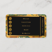 Carte De Visite Belle Tournesol Collection Moderne (Dos)