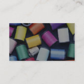 Carte De Visite Belles bobines de fil (Dos)