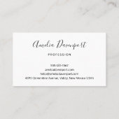 Carte De Visite Belles couleurs arc-en-ciel Design abstrait (Dos)