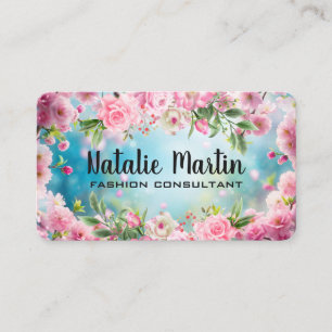 Carte De Visite Belles Fleurs en Fleur