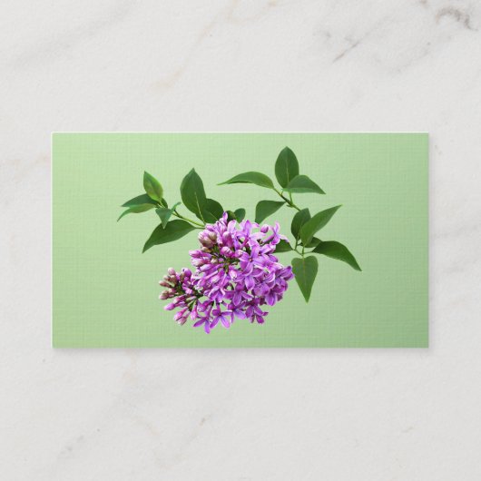 Carte De Visite Belles Lilacs (Dos)