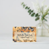 Carte De Visite Belles papillons aquarelles (Debout devant)