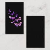 Carte De Visite Belles papillons papillons papillons papillons pou (Devant / Derrière)