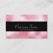 Carte De Visite Belles parties scintillantes roses de ★ (Devant)