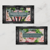 Carte De Visite Belles roses roses roses roses | Maquiller les bro (Devant / Derrière)