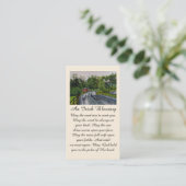 Carte De Visite Bénédiction irlandaise de l'abbaye de Kylemore dan (Debout devant)