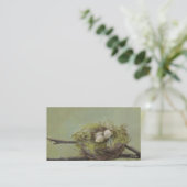 Carte de visite béni de nid - personnalisable (Debout devant)