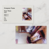 Carte De Visite Berceau avec courtepointe (Devant / Derrière)