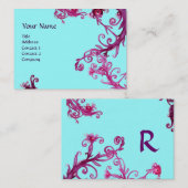 CARTE DE VISITE BÉRIES MAGIQUES 3 MONOGRAMME (Devant / Derrière)