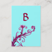 CARTE DE VISITE BÉRIES MAGIQUES 4 MONOGRAMME (Dos)