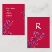 CARTE DE VISITE BÉRIES MAGIQUES 4 MONOGRAMME (Devant / Derrière)