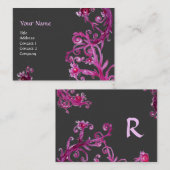 CARTE DE VISITE BÉRIES MAGIQUES 5 MONOGRAMME (Devant / Derrière)