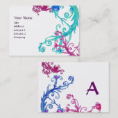 Carte De Visite BÉRIES MAGIQUES MONOGRAM tourbillon (Devant / Derrière)