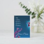 Carte De Visite BÉRIES MAGIQUES MONOGRAM violet rouge bleu (Debout devant)