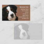 Carte de visite Bernese Mtn Dog - "Lucy" (Devant / Derrière)