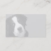Carte de visite Bernese Mtn Dog - "Lucy" (Dos)