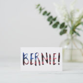 Carte De Visite bernie sanders bokeh (Debout devant)
