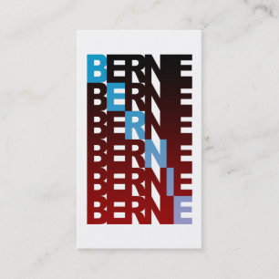 Carte De Visite BERNIE sanders textuelBern