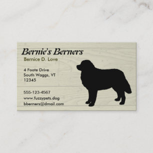 Carte De Visite Bernois de montagne
