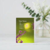 Carte De Visite BERRIES MAGIQUES MONOGRAM jaune topaz (Debout devant)