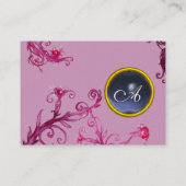 Carte De Visite BERRIES MAGIQUES MONOGRAM JEU bleu (Dos)