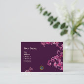 Carte De Visite BERRIES MAGIQUES MONOGRAM JEU bleu (Debout devant)
