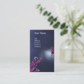 Carte De Visite BERRIES MAGIQUES MONOGRAM violet (Debout devant)