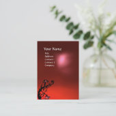CARTE DE VISITE BERRIES MAGIQUES ROUGE RUBY GEM MONOGRAM (Debout devant)