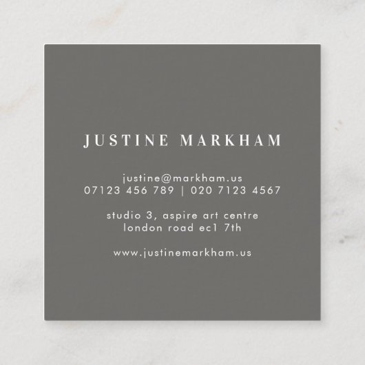 Carte de visite Berry quintessence (Dos)