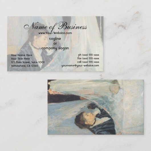 Carte De Visite Berthe Morisot (Devant / Derrière)