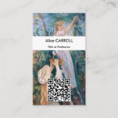 Carte De Visite Berthe Morisot - La Cueilleuse de Cerises - Code Q (Devant)