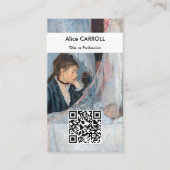 Carte De Visite Berthe Morisot - Le Berceau - Code QR (Devant)