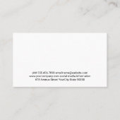 Carte De Visite Bétail mangeant de l'herbe à la ferme (Dos)