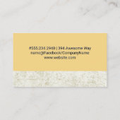 Carte De Visite Bétail rural (Dos)