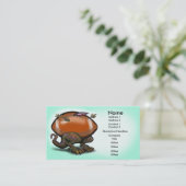 Carte De Visite Bête de football (Debout devant)