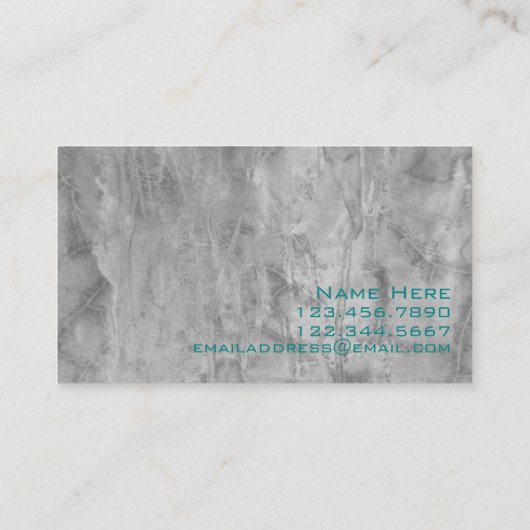 Carte De Visite Béton (Dos)