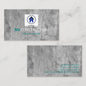 Carte De Visite Béton (Devant / Derrière)