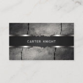 Carte De Visite Béton industriel et métal (Devant)