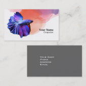 Carte De Visite Betta fish (Devant / Derrière)
