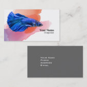 Carte De Visite Betta fish (Devant / Derrière)