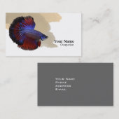 Carte De Visite Betta fish (Devant / Derrière)