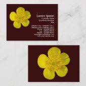 Carte De Visite Beurre - Brown foncé (Devant / Derrière)