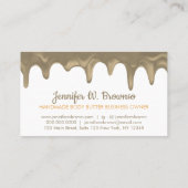 Carte De Visite Beurre de corps fait main (Dos)