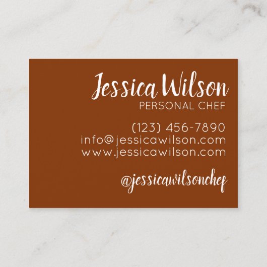 Carte De Visite Beurre-écossais Pudding Crème à hanches Alimentati (Dos)