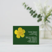 Carte De Visite Beurre - Vert foncé (Debout devant)