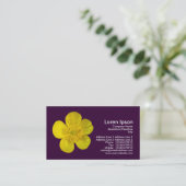 Carte De Visite Beurre - Violet foncé (Debout devant)