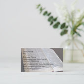 Carte De Visite Bible ouverte (Debout devant)