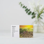 Carte De Visite Bible - Psaume 23 - Mon tour de coupe sur 1920 (Debout devant)