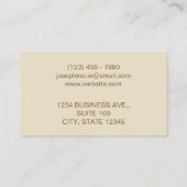 Carte De Visite Bible Verse Jérémie 29:11 Chrétien (Dos)