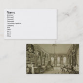 Carte De Visite Bibliothèque comme salon, parc de Cassiobury, (Devant / Derrière)